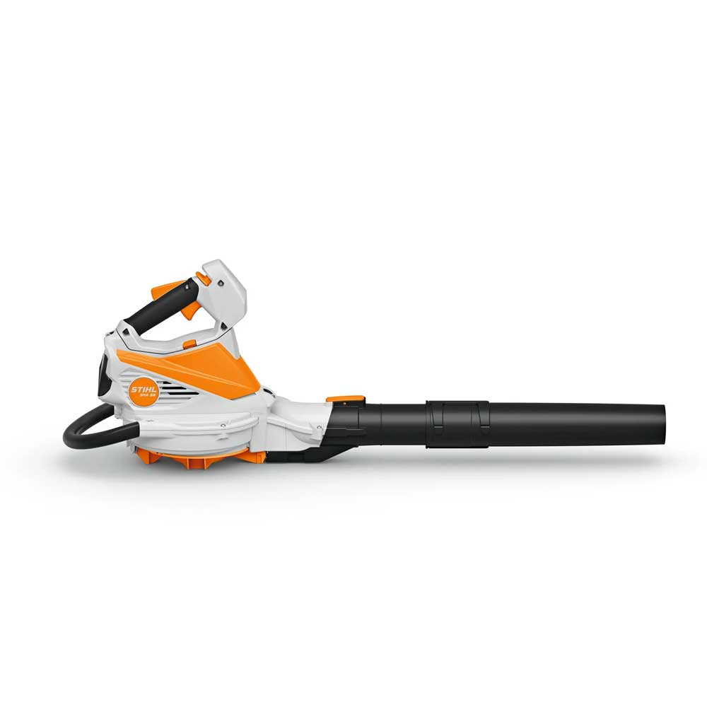 The STIHL SHA 56 is a quiet, all-round battery vacuum shredder and blower in one. Shreds leaves and hedge trimmings, clears paths and driveways. Available at Cannings — your STIHL Elite Dealer. 3