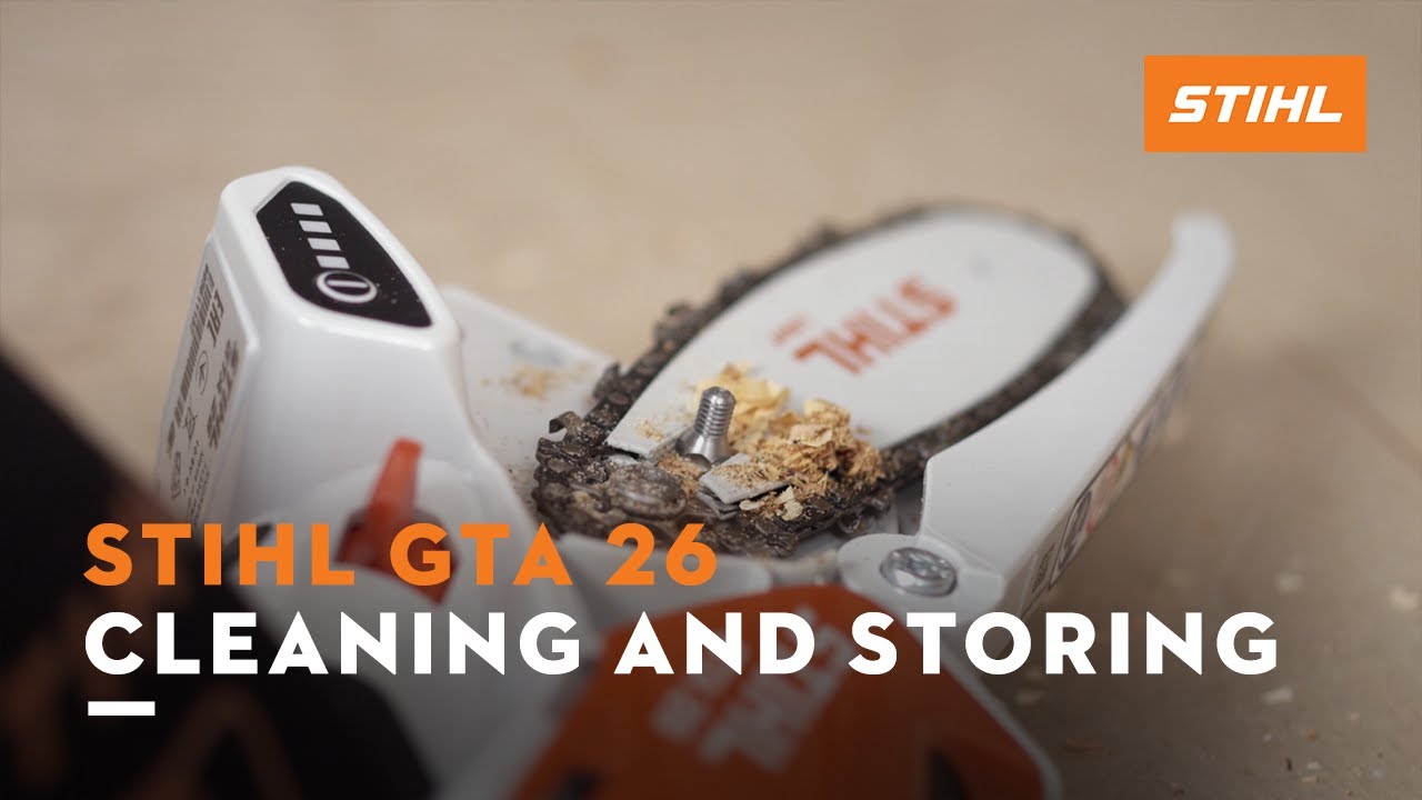 STIHL GTA 26 - Cleaning and storing