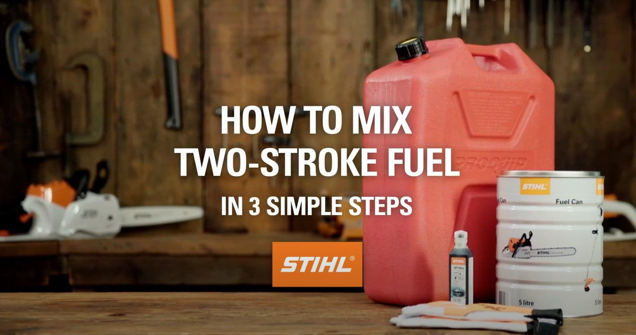 How to mix 2-stroke fuel