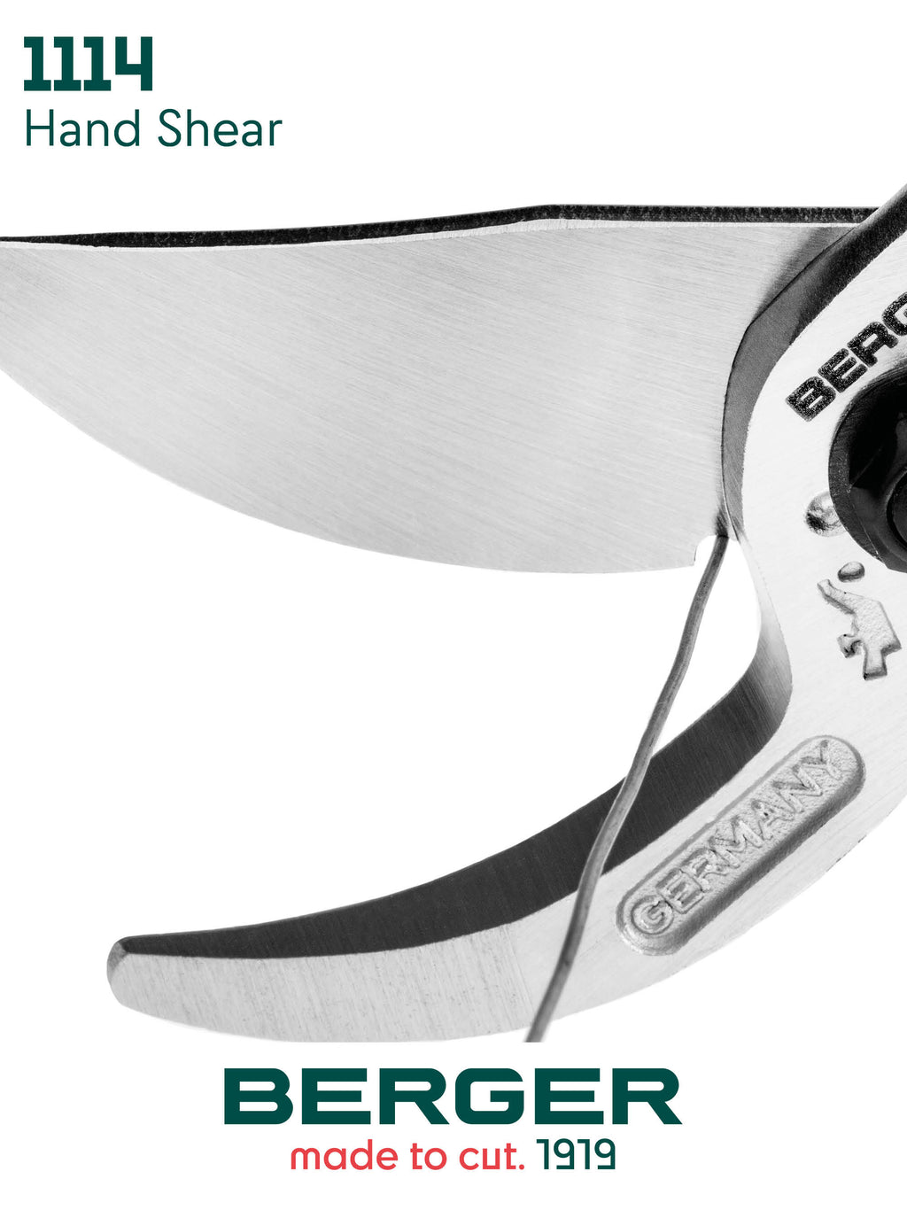 BERGER PROFESSIONAL PRUNING SECATEURS - ANGLED BLADE