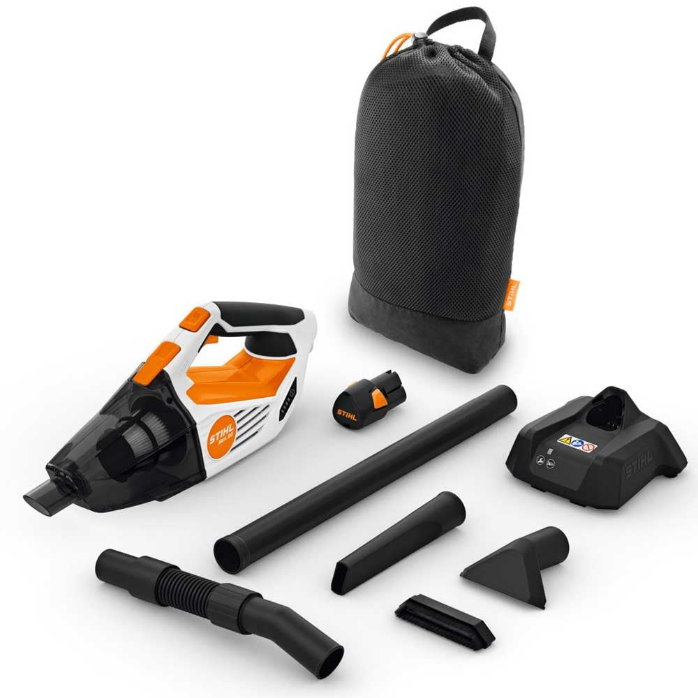 The STIHL SEA 20 battery handheld vacuum is compact, powerful, and perfect for cars, home, and small clean-up jobs. Includes battery, charger, and accessories. Available at Cannings — your STIHL Elite Dealer. 5