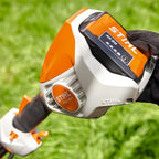 the ak battery system of STIHL FSA 70 R Battery Grass Trimmer - A versatile battery grass trimmer kit with battery and charger for trimming, mowing and clean-up work. available at Cannings Melbourne Victoria 
