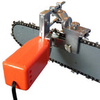 Granberg G1012XT 12V bar-mounted chainsaw sharpener for precise chain sharpening and depth-gauge lowering. Suitable for cross-cut, ripping and skip-tooth chains. Available from Cannings. 4