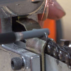 Granberg G1012XT 12V bar-mounted chainsaw sharpener for precise chain sharpening and depth-gauge lowering. Suitable for cross-cut, ripping and skip-tooth chains. Available from Cannings. 5