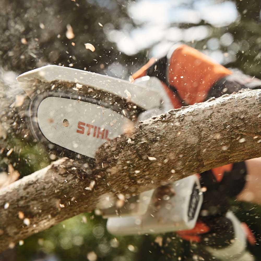 STIHL GTA 26 battery garden pruner set with AS 2 battery, charger, and carry bag. Compact, powerful, and versatile for pruning, cutting, and DIY. Available at Cannings — your STIHL Elite Dealer. 2