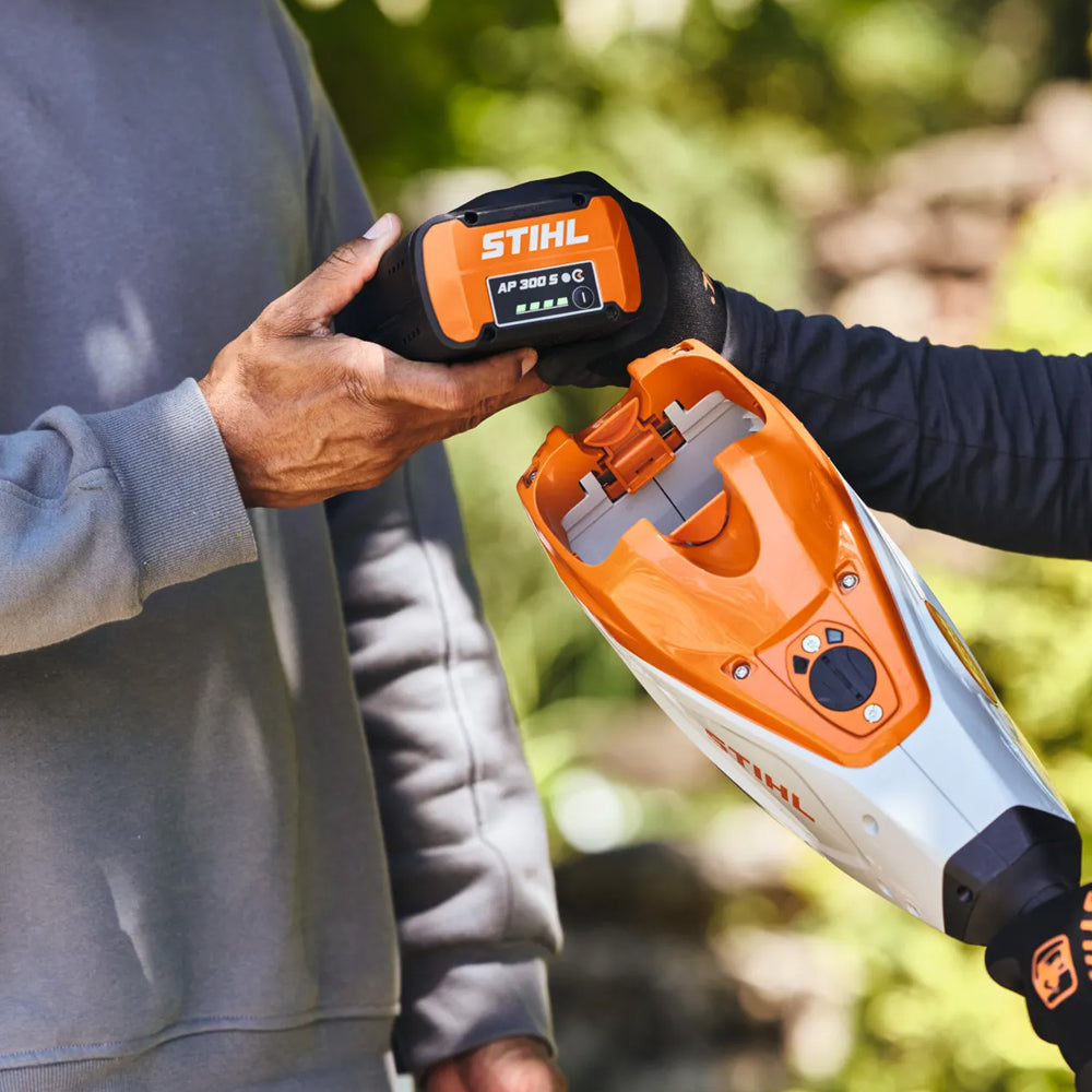 STIHL | AP System Batteries with STIHL connected