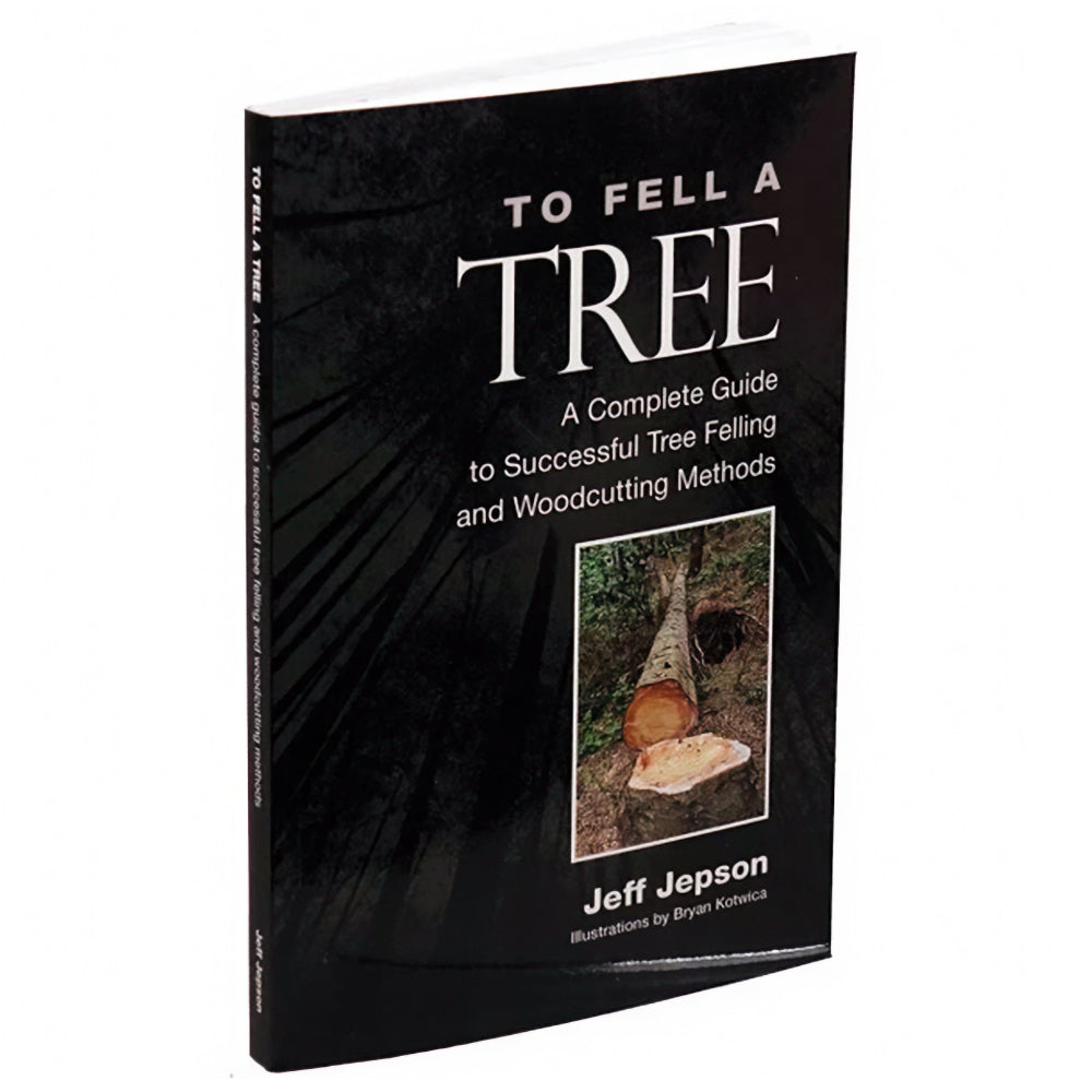 Buy the To Fell a Tree book by Jeff Jepson at Cannings. An essential, illustrated guide covering chainsaw operation, safe tree felling, and rigging techniques.
