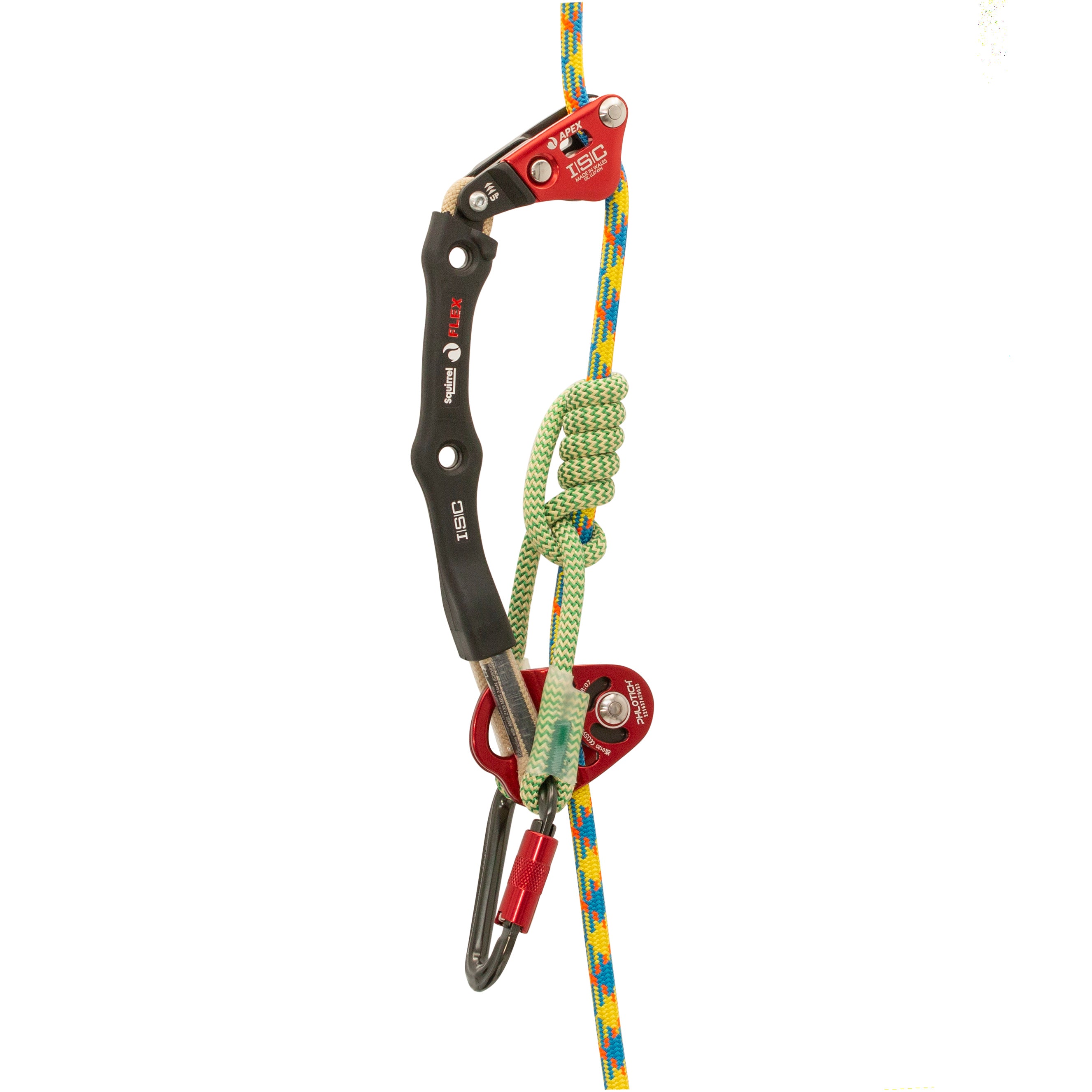 ISC Squirrel FLEX Tether, with Accessory Karabiner