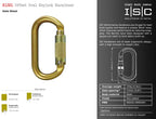 ISC Offset Oval Keylock Karabiner